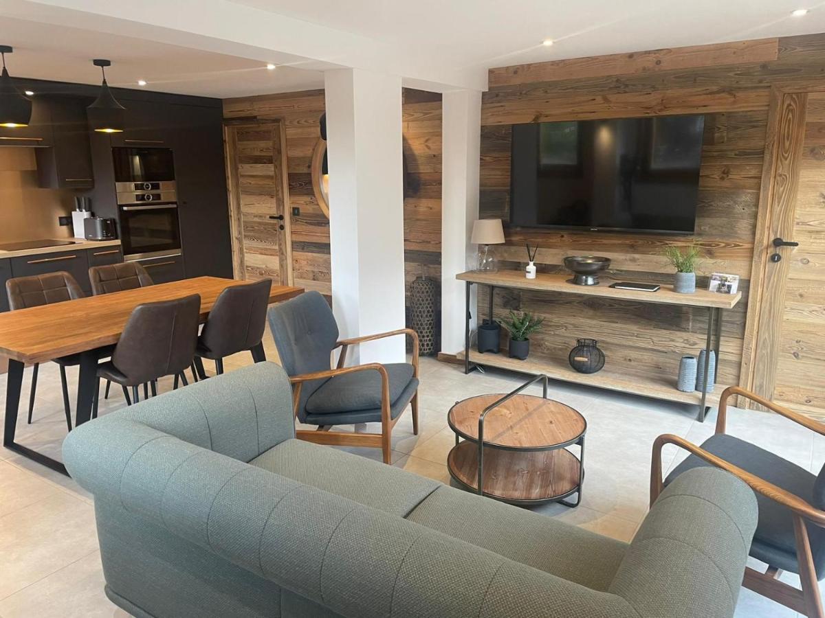 Le Petit Cham - Cosy And Stylist With Balcony View Lägenhet Morzine Exteriör bild
